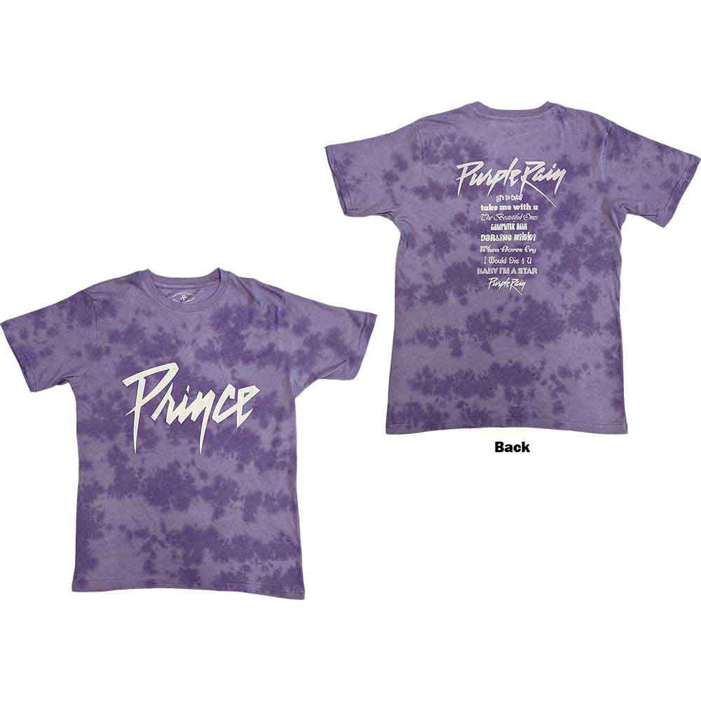 Prince Purple Rain Tie-Dye Classic Rock T-Shirt (ONLINE ORDER ONLY)