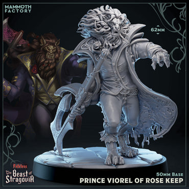 Prince Viorel of Rose Keep (Male Beast Noble) (Online Only)