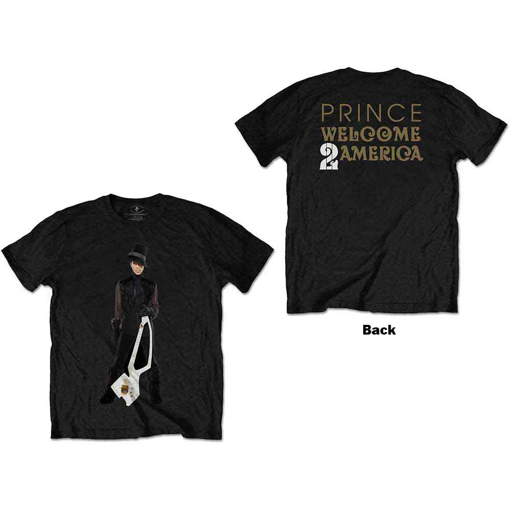 W2A White Guitar [T-Shirt] (ONLINE ORDER ONLY)