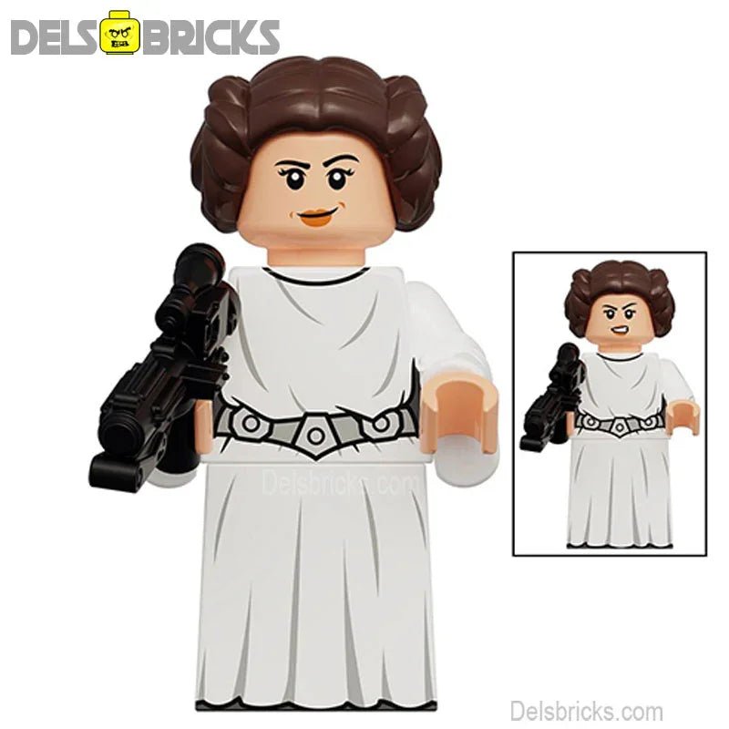 Princess Leia A New Hope | Lego Star wars Minifigures Custom Toys 2 (ONLINE ORDER ONLY)