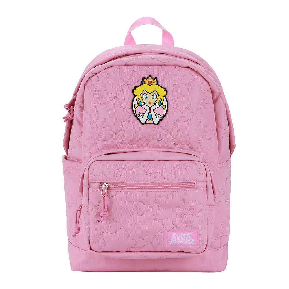 Princess Peach Super Mario Quilted Laptop Backpack (Online Order Only)