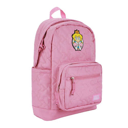 *Collective* Princess Peach Super Mario 17" Quilted Laptop Backpack (ONLINE ORDER ONLY)