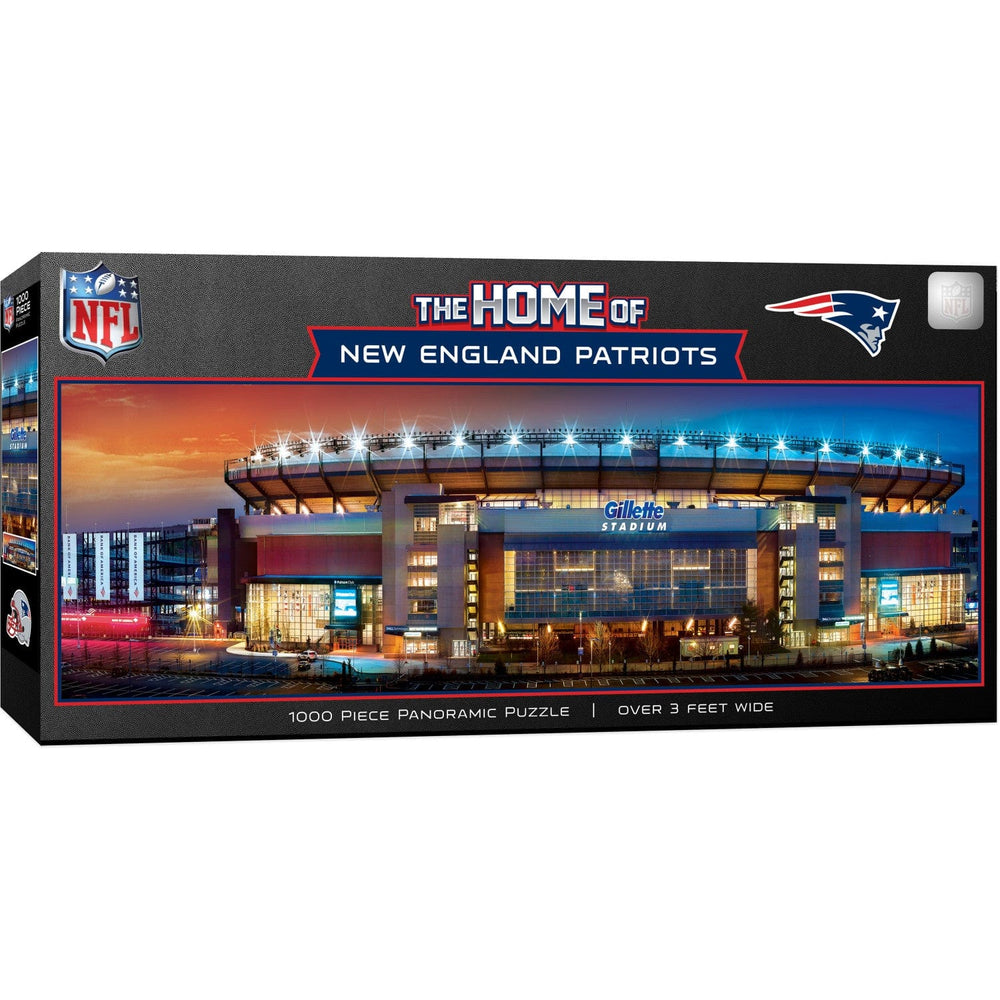 New England Patriots - Stadium View 1000 Piece Panoramic Jigsaw Puzzle (ONLINE ORDER ONLY)