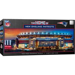 New England Patriots - Stadium View 1000 Piece Panoramic Jigsaw Puzzle (ONLINE ORDER ONLY)
