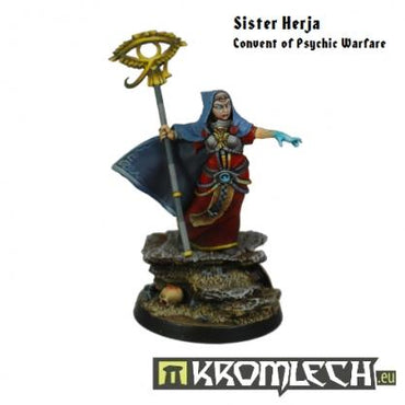 Kromlech Miniatures: Sister Herja- Covent of Psychic Warfare