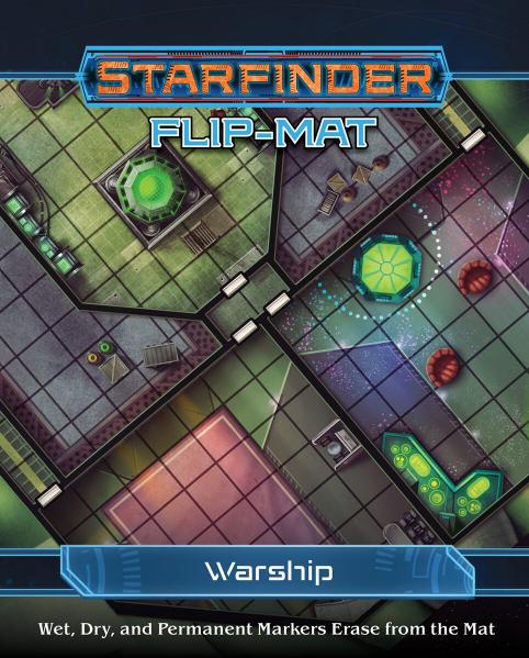 Starfinder RPG: Warship Flip mat