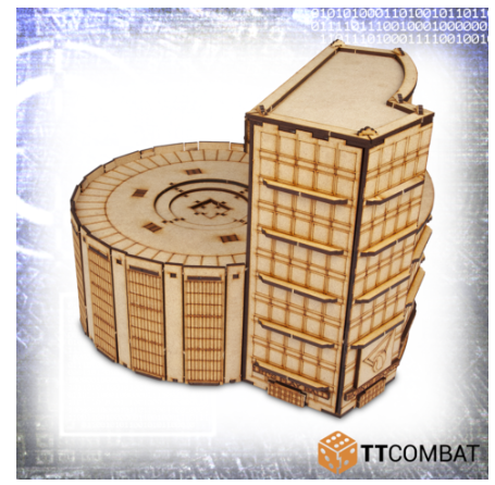 TTCombat 10mm Terrain: Sci-fi Scenics - Kicks Stadium (ONLINE ORDER ONLY)