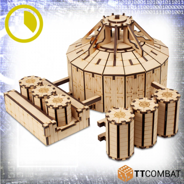 TTCombat 10mm Terrain: Sci-fi Scenics - Compound Chakwas (ONLINE ORDER ONLY)