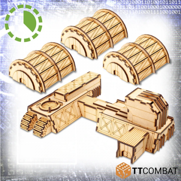 TTCombat 10mm Terrain: Sci-fi Scenics - Compound Drack (ONLINE ORDER ONLY)