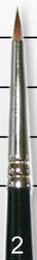 Winsor & Newton: Series 7 Kolinsky Sable Brush - Size 2 (ONLINE ORDER ONLY)