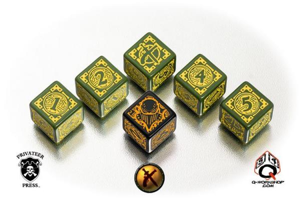 Warmachine: Mercenaries Faction Dice (ONLINE ORDER ONLY)
