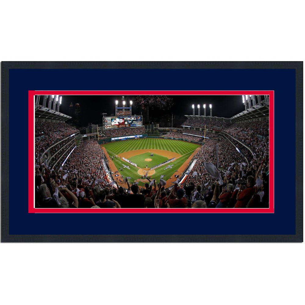 Framed Progressive Field Cleveland Guardians MLB 16x24 Baseball Photo Professionally Matted (ONLINE ORDER ONLY)