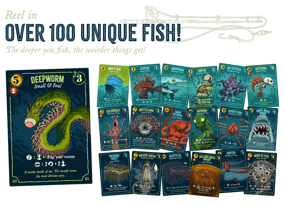 Deep Regrets: An Unfortunate Fishing Game - Kickstarter Edition (ONLINE ORDER ONLY)