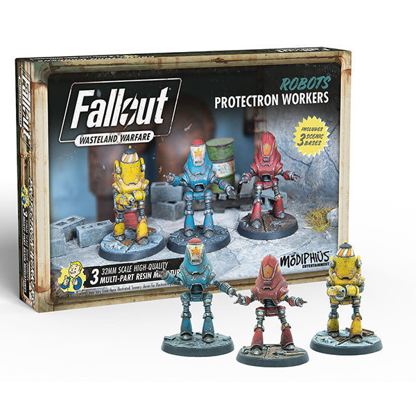Fallout: Wasteland Warfare - Robots - Protectron Workers (ONLINE ORDER ONLY)