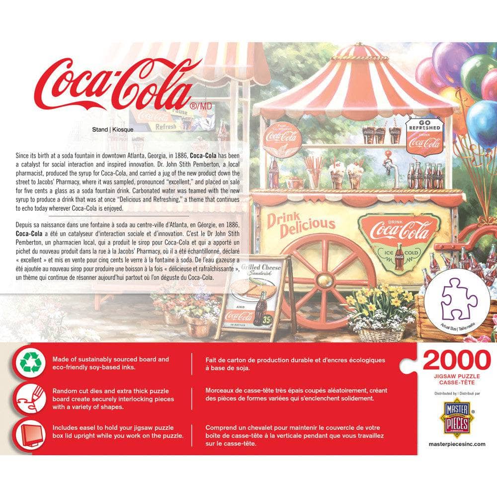 Signature Collection - Coca-Cola Stand 2000 Piece Jigsaw Puzzle (ONLINE ORDER ONLY)