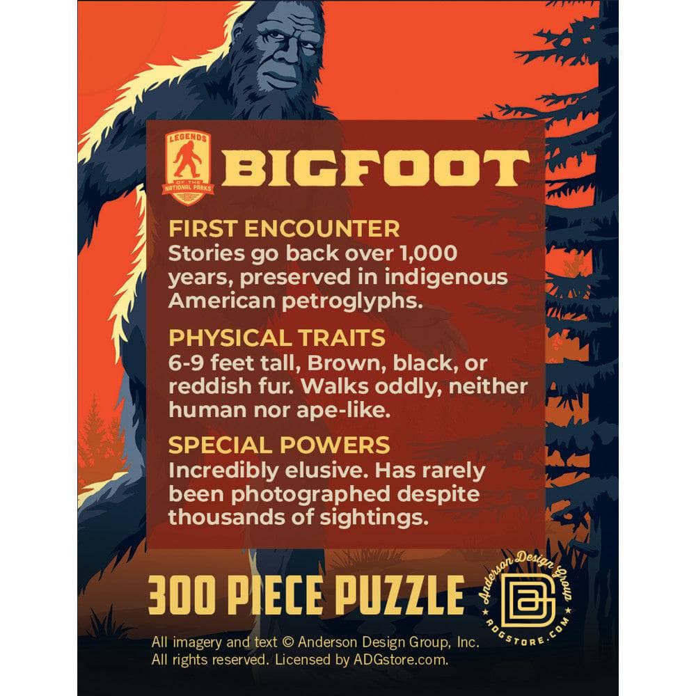 Bigfoot 300 Piece Jigsaw Puzzle (ONLINE ORDER ONLY)