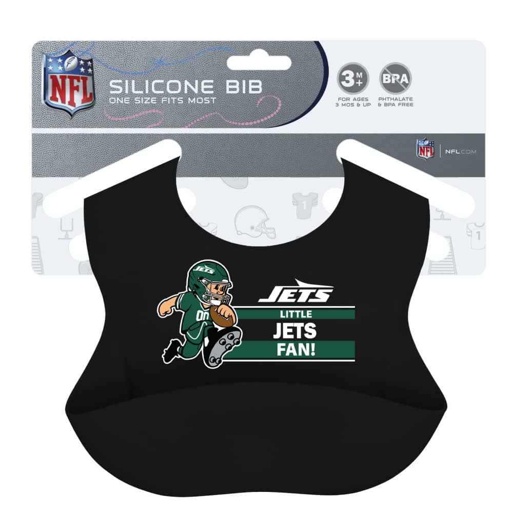 New York Jets - NFL Silicone Bib (ONLINE ORDER ONLY)