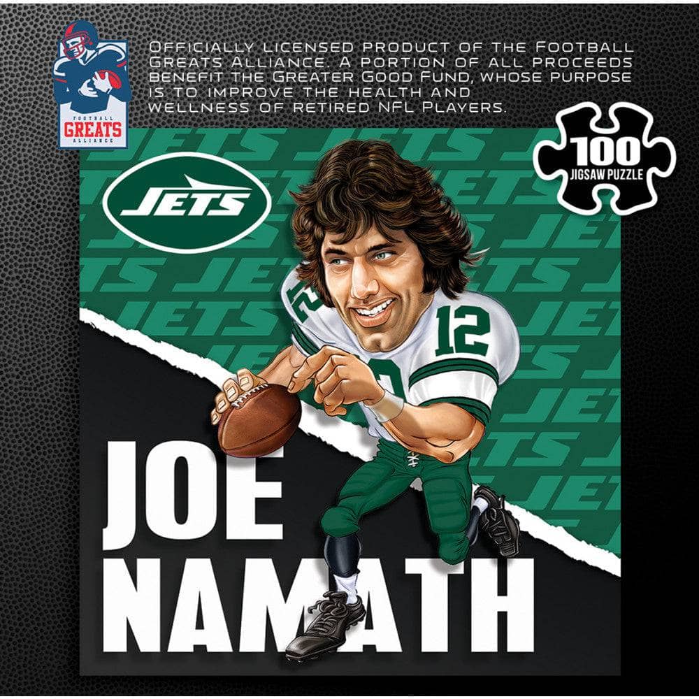 New York Jets All-Time Greats - Joe Namath 100 Piece Jigsaw Puzzle