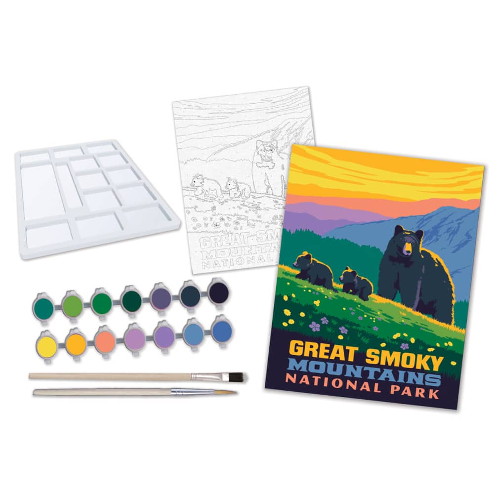 National Parks - Great Smoky Mountains Paint by Number