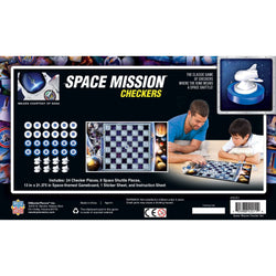 Space Mission Checkers Board Game (ONLINE ORDER ONLY)