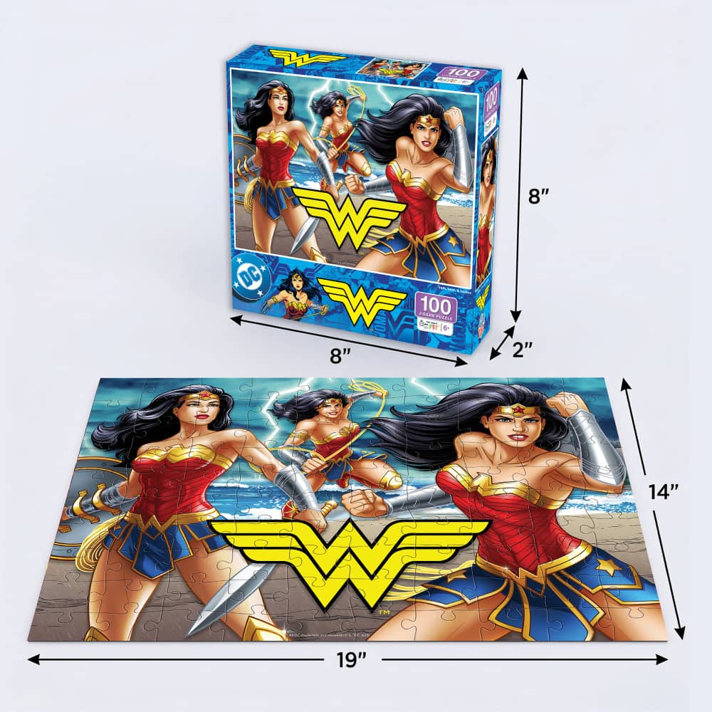 Wonder Woman - Truth, Love, & Justice 100 Piece Jigsaw Puzzle