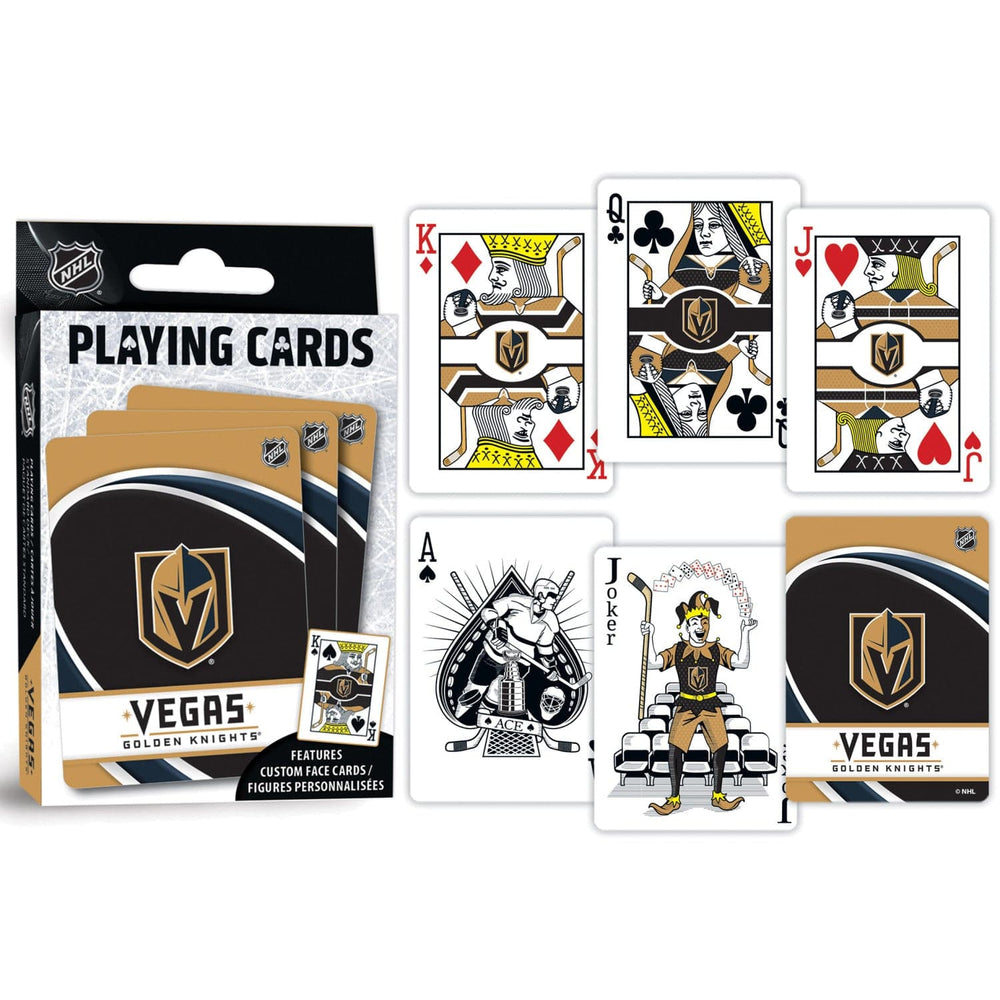 Las Vegas Golden Knights Playing Cards - 54 Card Deck (ONLINE ORDER ONLY)
