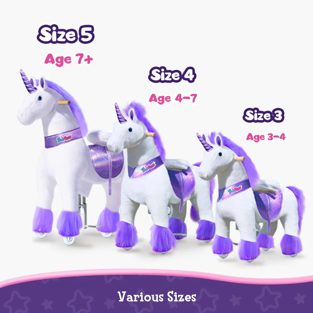 Model U® Unicorn Ride-On Toy Age 7+ – Purple