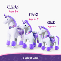 Model U Ride-On Unicorn Age 3-4 Purple (ONLINE ORDER ONLY)