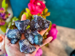 Rare Purple Rain Pocket Fluorite Clusters, Lady Annanella Mine, CLOSED Mine!, Daylight Fluorescent (ONLINE ORDER ONLY)