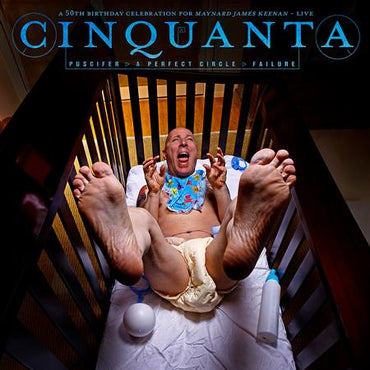 Puscifer/A Perfect Circle/Failure - Cinquanta: A 50th Birthday Celebration For Maynard James Keenan – Live (Limited Edition Clear Blue w/ Red & Pink Swirl Vinyl) (2 Lp's) [Vinyl] (ONLINE ORDER ONLY)