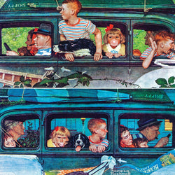 Saturday Evening Post - Coming and Going 1000 Piece Jigsaw Puzzle (ONLINE ORDER ONLY)