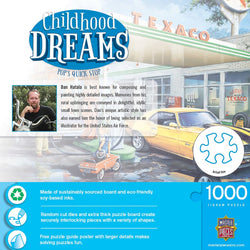 Childhood Dreams - Pop's Quick Stop 1000 Piece Jigsaw Puzzle (ONLINE ORDER ONLY)