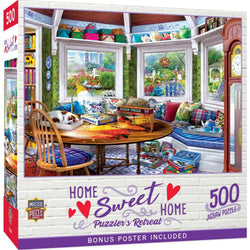 Home Sweet Home - Puzzler's Retreat 500 Piece Jigsaw Puzzle (ONLINE ORDER ONLY)
