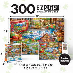 Jigsaw Journey - Homestead Reflections 300 Piece EZ Grip Jigsaw Puzzle