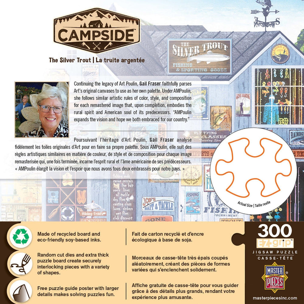 Campside - The Silver Trout 300 Piece EZ Grip Jigsaw Puzzle (ONLINE ORDER ONLY)