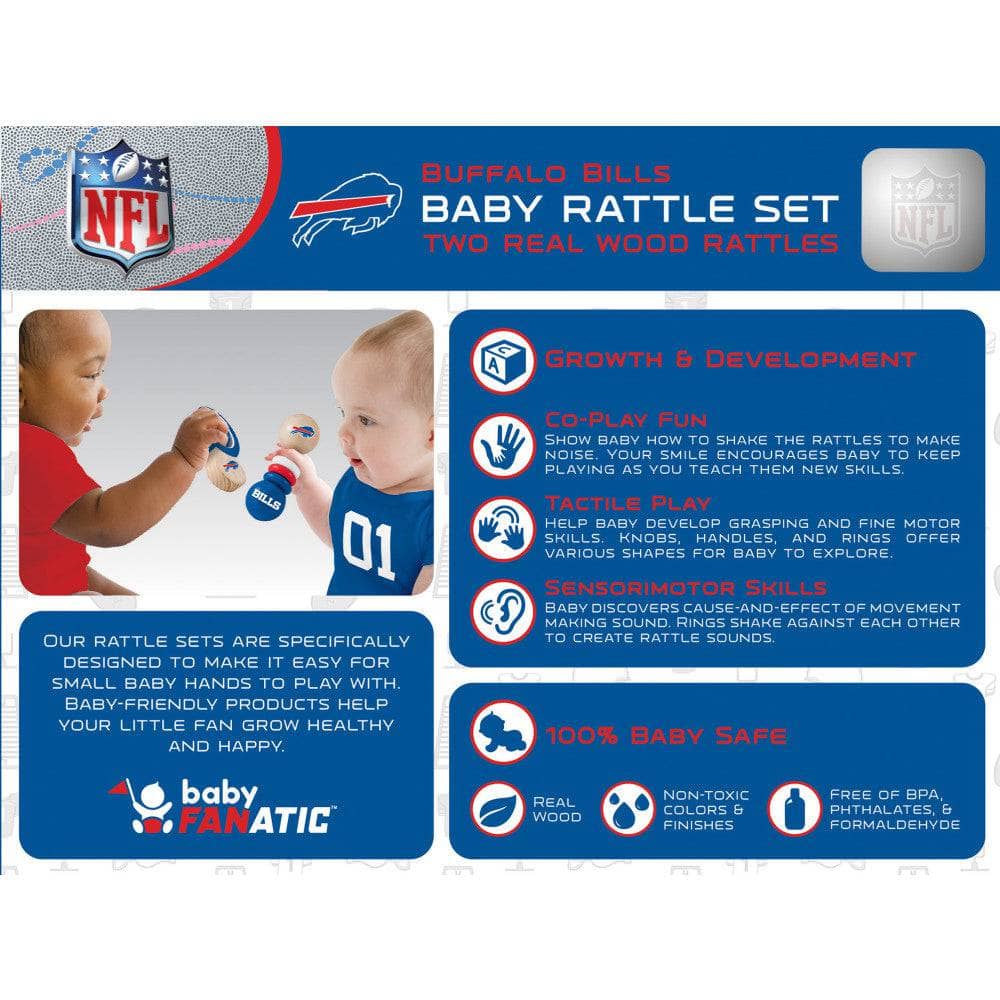Buffalo Bills - Baby Rattles 2-Pack (ONLINE ORDER ONLY)