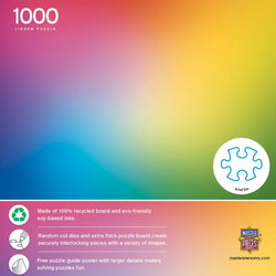 Rainbow Gradient 1000 Piece Jigsaw Puzzle (ONLINE ORDER ONLY)