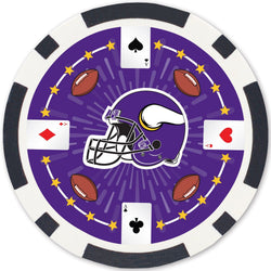 Minnesota Vikings 100 Piece Poker Chips (ONLINE ORDER ONLY)
