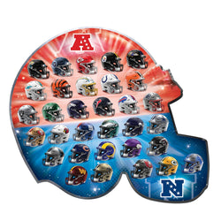 NFL - Teams Helmet 500 Piece Shaped Jigsaw Puzzle (ONLINE ORDER ONLY)
