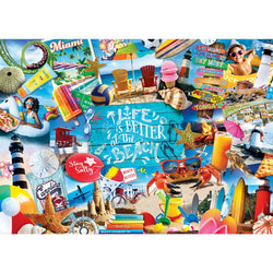 Greetings From the Beach - 500 Piece Jigsaw Puzzle (ONLINE ORDER ONLY)