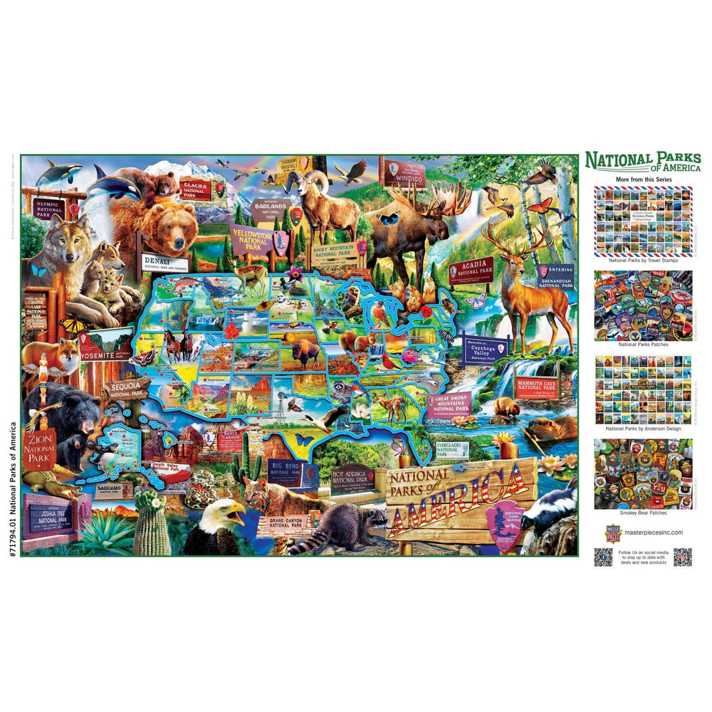 National Parks of America 1000 Piece Jigsaw Puzzle (ONLINE ORDER ONLY)