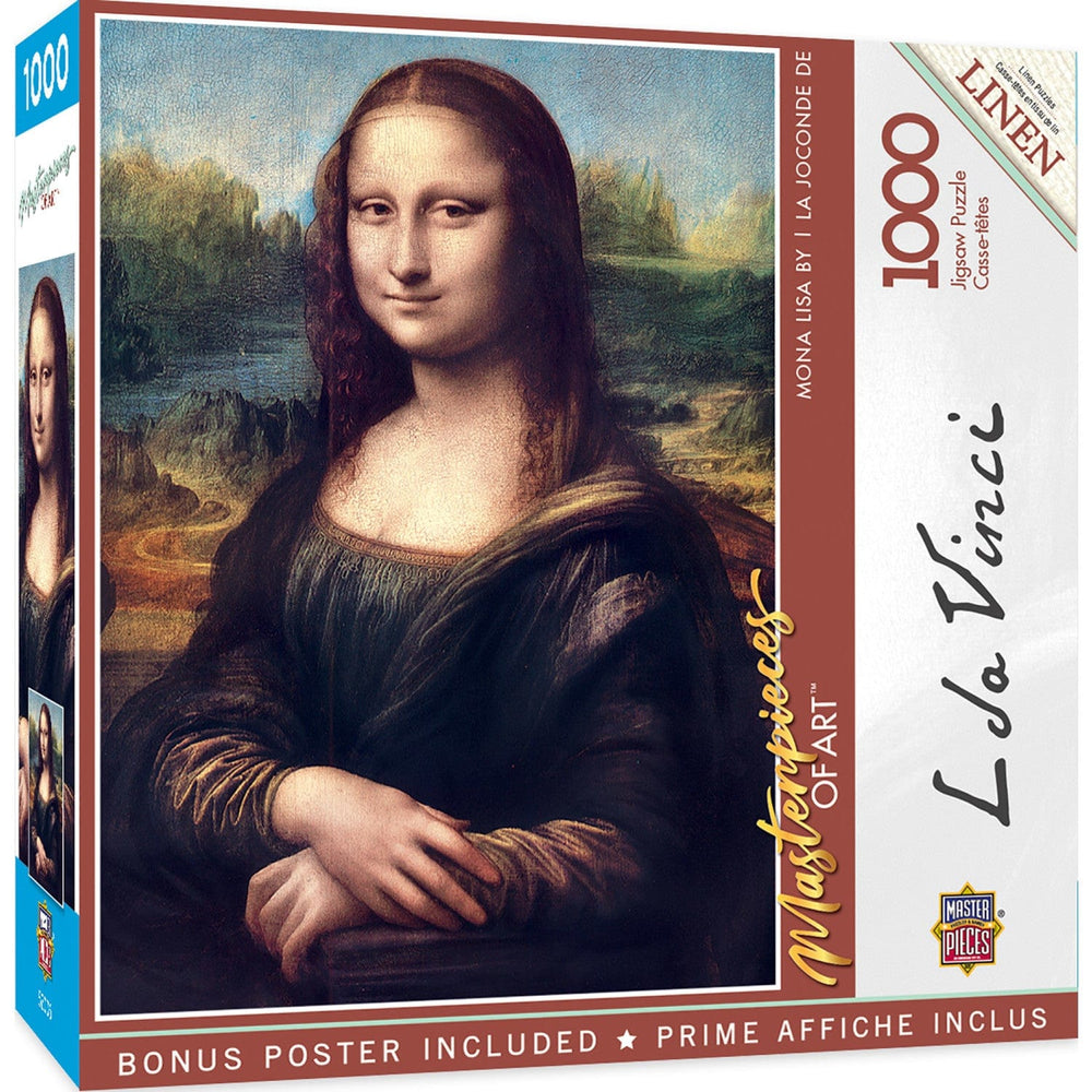 MasterPieces of Art - Mona Lisa 1000 Piece Jigsaw Puzzle (ONLINE ORDER ONLY)