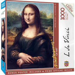 MasterPieces of Art - Mona Lisa 1000 Piece Jigsaw Puzzle (ONLINE ORDER ONLY)