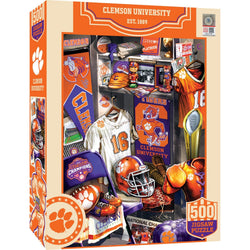 Clemson Tigers - Locker Room 500 Piece Jigsaw Puzzle (ONLINE ORDER ONLY)