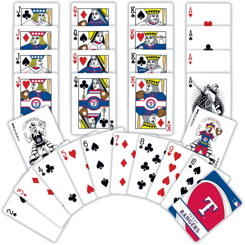 Texas Rangers Playing Cards - 54 Card Deck (ONLINE ORDER ONLY)
