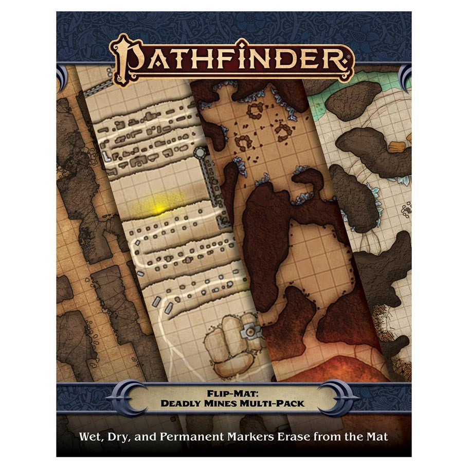 Pathfinder: Flip-Mat - Deadly Mines Multi-Pack (ONLINE ORDER ONLY)
