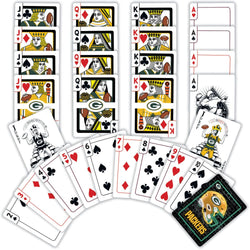 Green Bay Packers Neon-Styled Playing Cards - 54 Card Deck (ONLINE ORDER ONLY)
