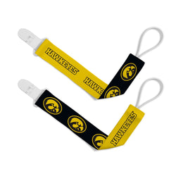 Iowa Hawkeyes - Pacifier Clip 2-Pack (ONLINE ORDER ONLY)