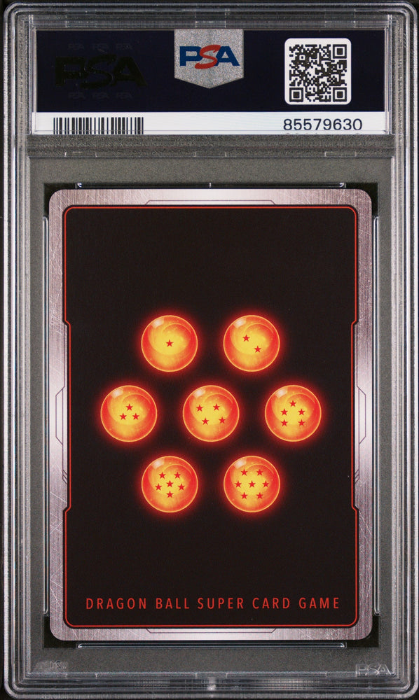 2018 DRAGON BALL SUPER MIRACULOUS REVIVAL BLK.MSKD.SAIYAN/DVSTR #BT5-111 PSA 10 (Online Order Only)