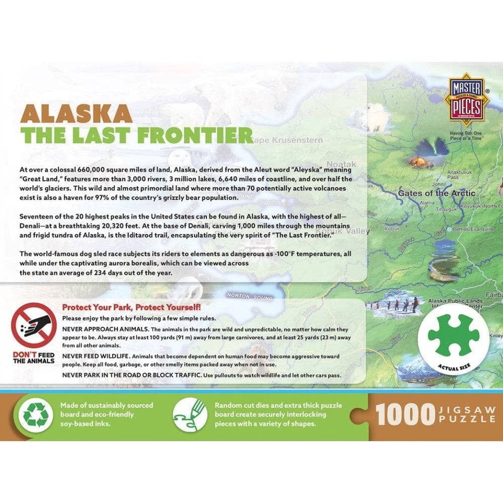 Alaska National Park 1000 Piece Jigsaw Puzzle (ONLINE ORDER ONLY)